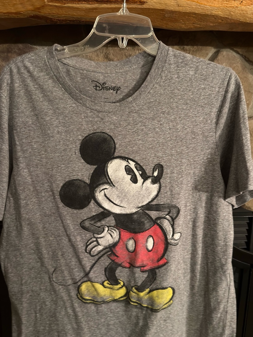 Disney Women’s Gray Mickey Mouse Graphic Tee